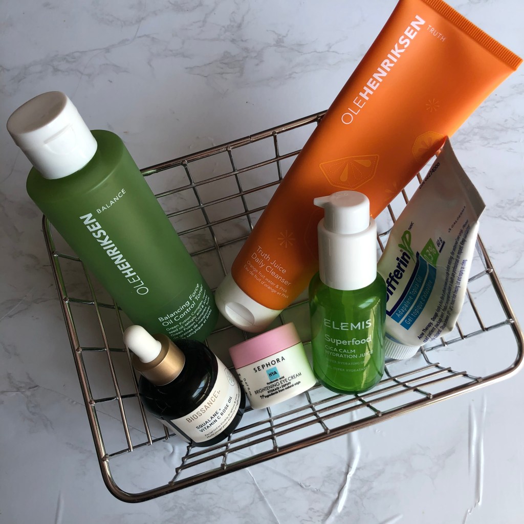 skincare, skincare routine, skincare products, cleanser, toner, moisturizer, vitamin c, vitamin c serum, eye cream