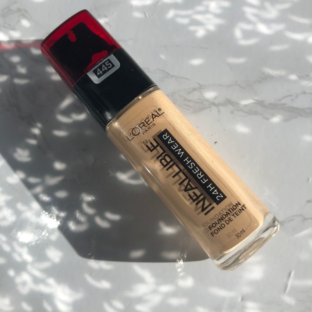 foundation, l'oreal foundation, l'oreal infallible foundation, l'oreal infallible 24 hour fresh foundation, drugstore foundation, makeup, beauty