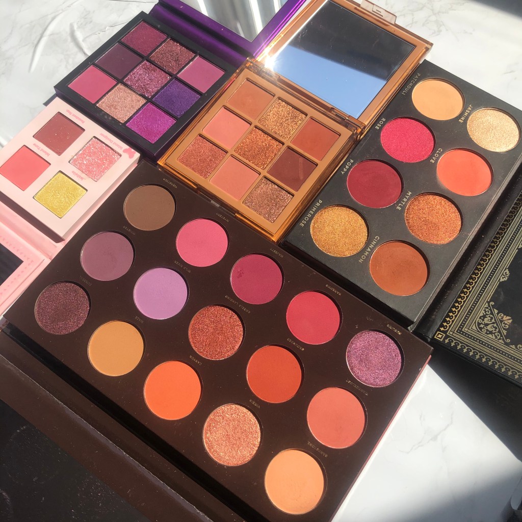 spring, spring makeup, spring eyeshadow, spring eyeshadow palettes, eyeshadow palettes, Colourpop, Huda Beauty, Hipdot, Ace Beaute