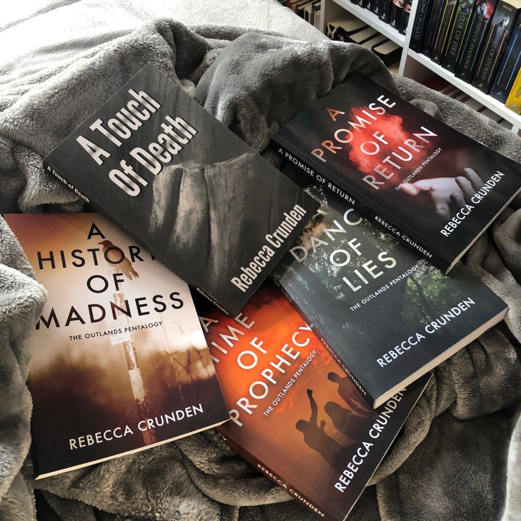 The Outlands Pentalogy series by Rebecca Crunden