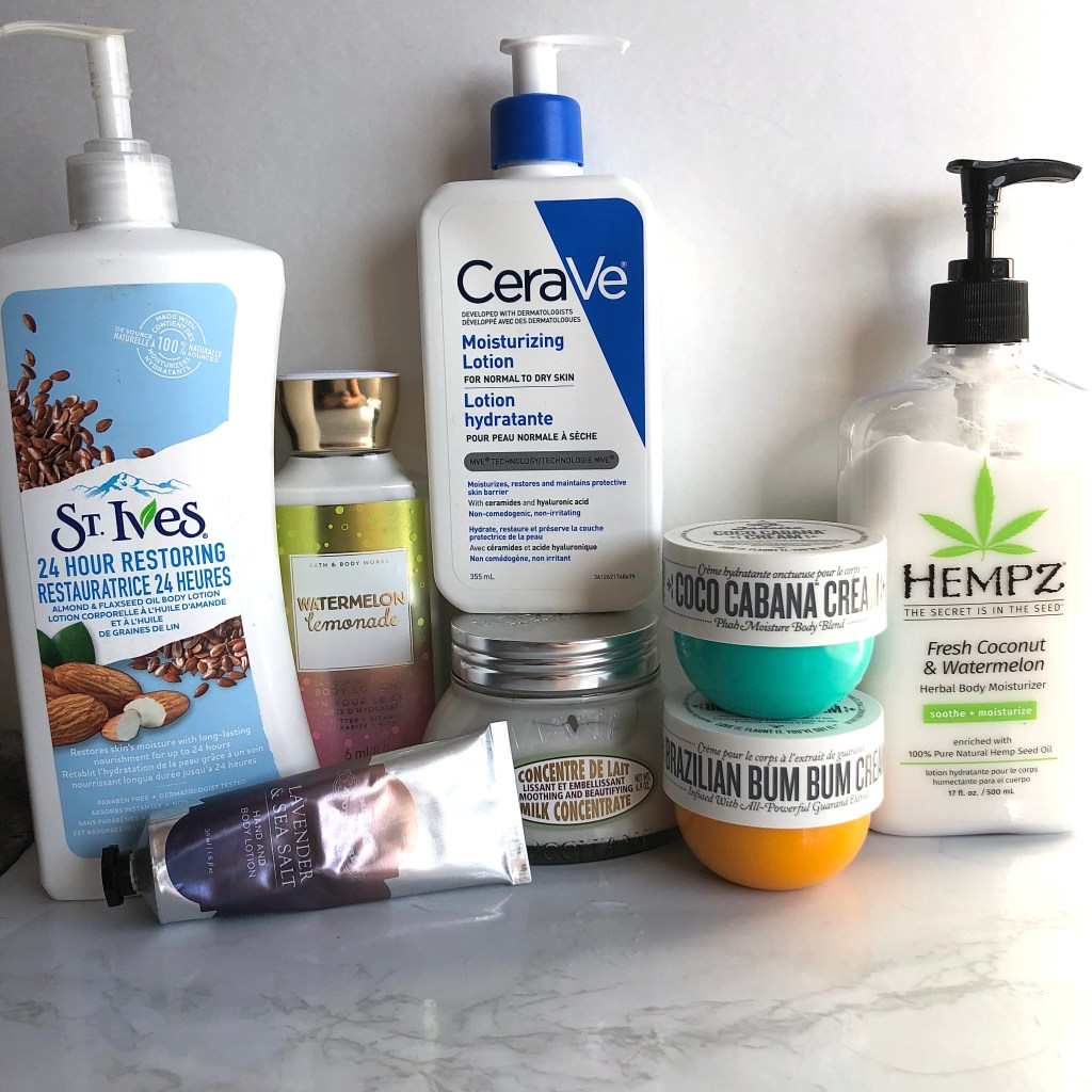 A round up of the body lotions and hand creams in my collection. 